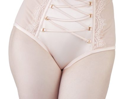 Bernadette Peach Corset Front High Waist Brief Online Hot Sale