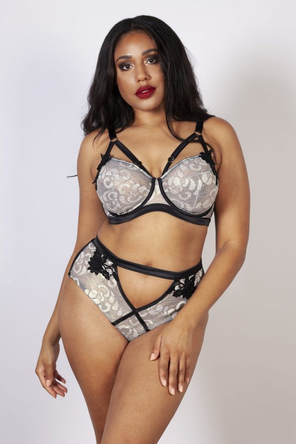 Renee Embroidered Underwired Bra B - K Online now