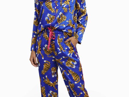 Blue Tiger Pyjama Set Online Sale