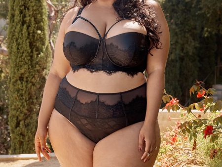 Bianca Black Longline Bra B - K Sale