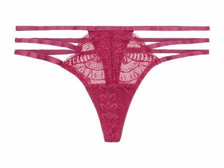 Wolf & Whistle Cecile Lace Cut Out Thong Fashion