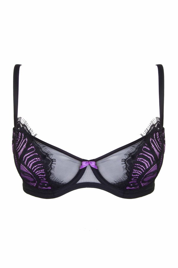 Candy Ultra Violet Black Bra A-D Cups Online now