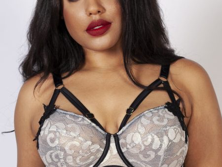 Renee Embroidered Underwired Bra B - K Online now