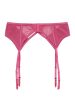 Dani Magenta Strappy Satin Suspender Hot on Sale