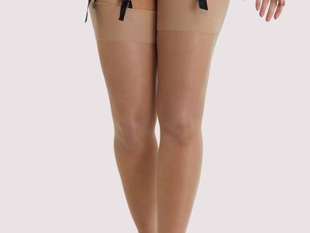 Seamed Stocking Light Nude US 4 - 18 Tall For Cheap