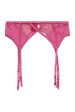 Dani Magenta Strappy Satin Suspender Hot on Sale