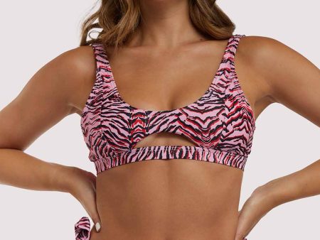 Crop Cut Out Bikini Top on Sale