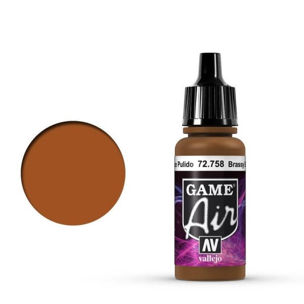 72758 Game Air Brassy Brass 17 ml Acrylic Airbrush Paint Cheap