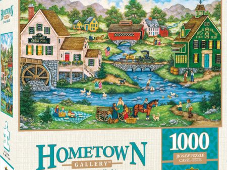 1000pc Millside Picnic Online Hot Sale