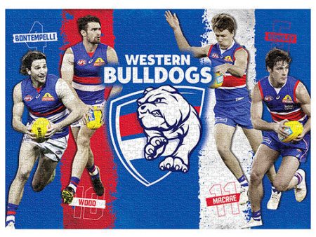 1000pc AFL Western Bulldogs 4 Player Discount