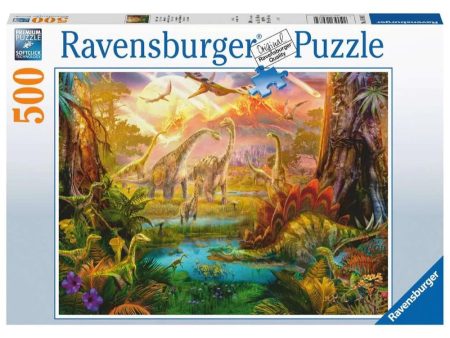 500pc Land of the Dinosaurs Puzzle Online Sale