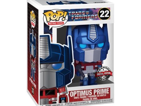 Transformers  Metallic Optimus Prime Pop! Vinyl RS US Exclusive Discount