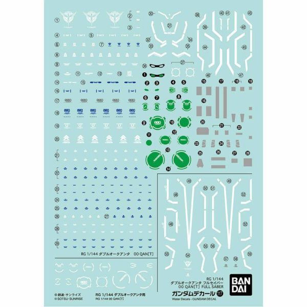 Gundam Decal 117  RG 1 144 OO Qan[T] Online Sale