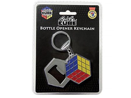 Rubiks Cube Bottle Opener Keychain For Sale