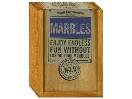 Games Academy Marbles Wood Hot on Sale