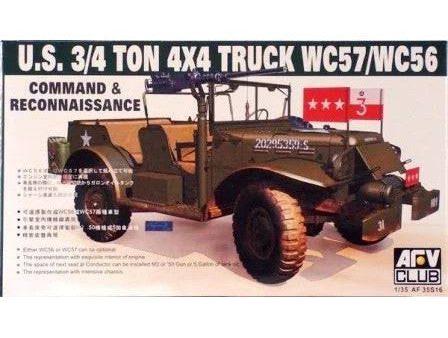 AFV Club AF35S16 1 35 Wc57 3 4T Weapons Command Car Plastic Model Kit Online Hot Sale