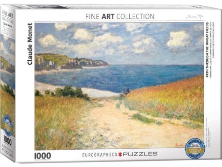 1000pc Monet Path Through the Wheat Fields Cheap