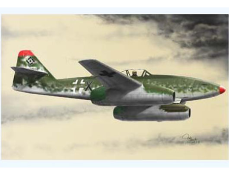 01318 1 144 Messerschmitt Me262 A2a Plastic Model Kit Discount