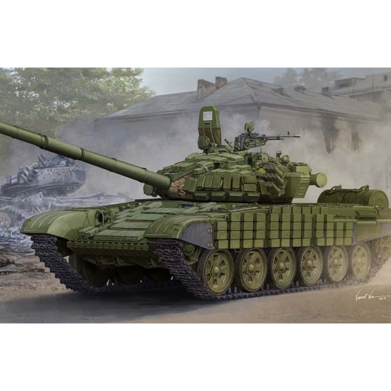 05599 1 35 Russian T72B B1 MBT w kontakt1 reactive armor For Sale