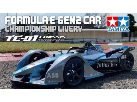 110 Formula E Gen2 Car Shaft Driven 4WD  Championship Livery TC01 Chassis Supply