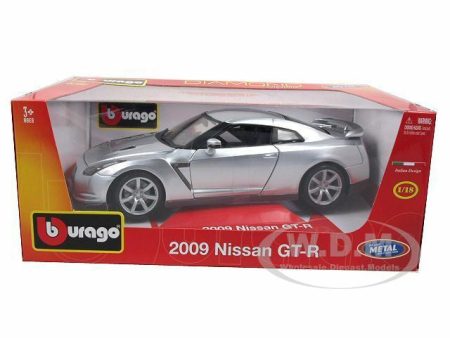 1 18 2009 Nissan GTR (R35) Silver on Sale