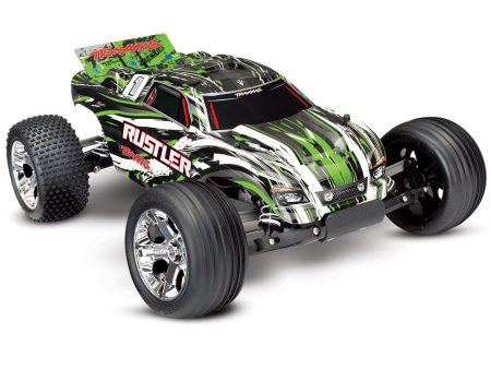 110 Rustler 2WD Stadium Truck RTR  with XL5 ESC Green Supply