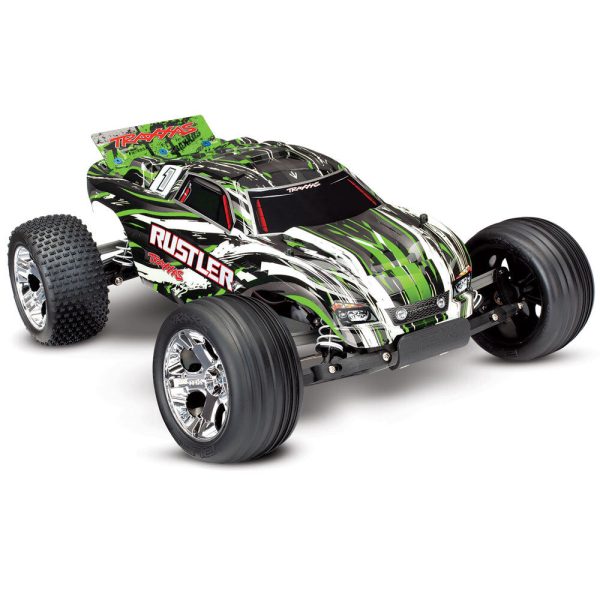 110 Rustler 2WD Stadium Truck RTR  with XL5 ESC Green Supply