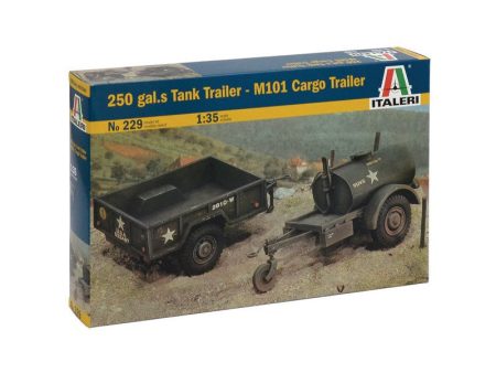 1 35 250 gal.s Tank Trailer  M101 Cargo Trailer Online now