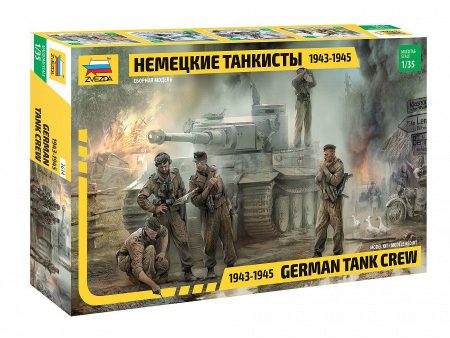 1 35 German Tank Crew WWII Late 19431945  Plastic Model Kit For Cheap