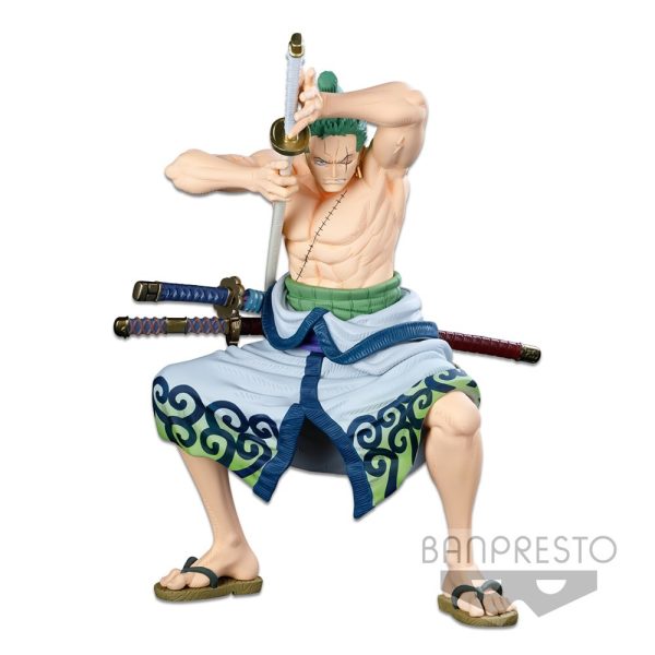 ONE PIECE BANPRESTO WORLD FIGURE COLOSSEUM 3 SUPER MASTER STARS PIECE THE RORONOA ZORO [THE  ORIGINA For Cheap