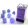 27577 Borealis Polyhedral Purple White Luminary 7Die Set Cheap