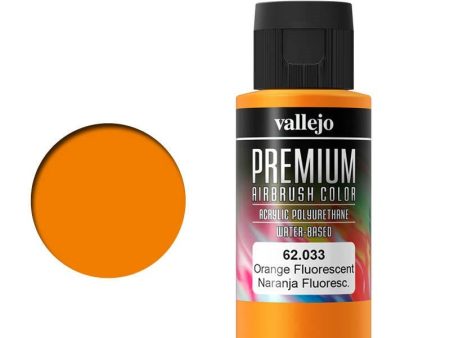 62033 Premium Colour Fluorescent Orange 60 ml Acrylic Airbrush Paint For Sale