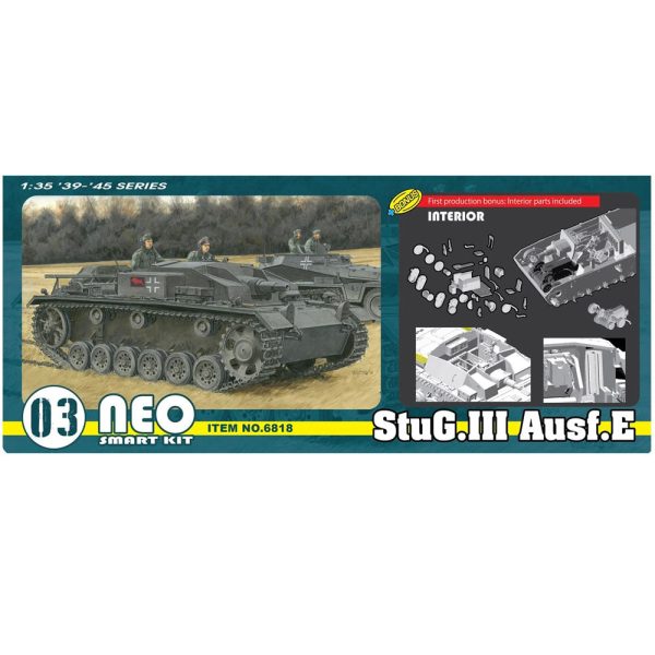 6818 1 35 StuG.III Ausf.E Plastic Model Kit Discount