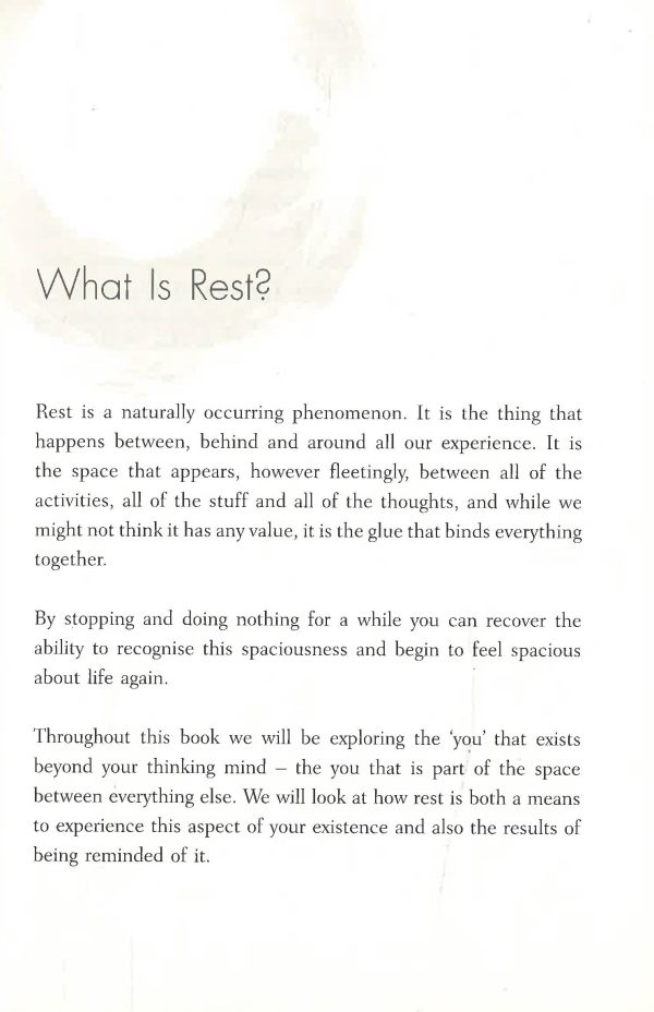 The Book Of Rest: How To Find Calm In A Chaotic World For Cheap